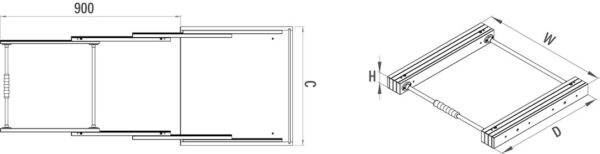 TABLE PLIABLE SOUS-PLAN 80-90/ CM – Image 5